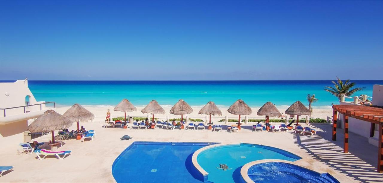 Villa Aurora Beautiful Beachfront Apartment كانكون المظهر الخارجي الصورة